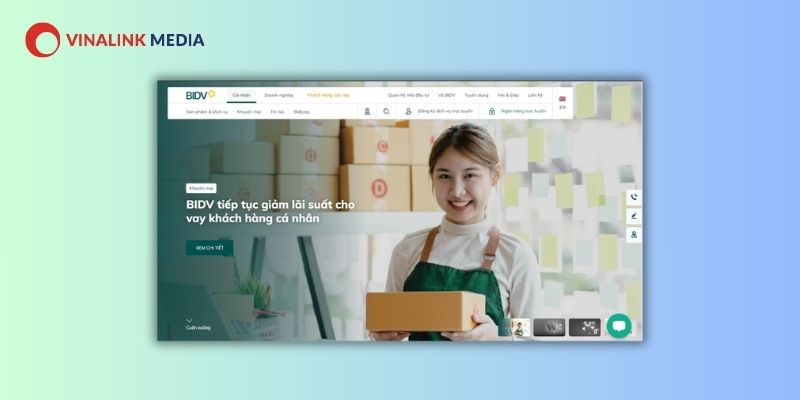 Website giới thiệu ngành tài chính - ngân hàng